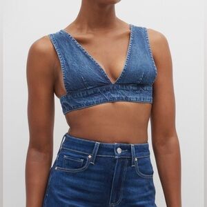 Triarchy NWT Denim Bra Tank Top